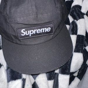 Supreme Waxed cotton camp cap (FW23)